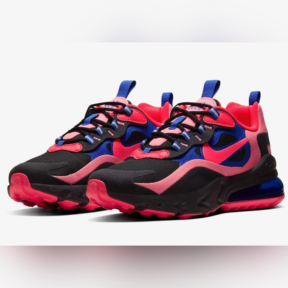 Nike Air Max 270 React Big Kids SUNSET PULSE - 6Y - NIB